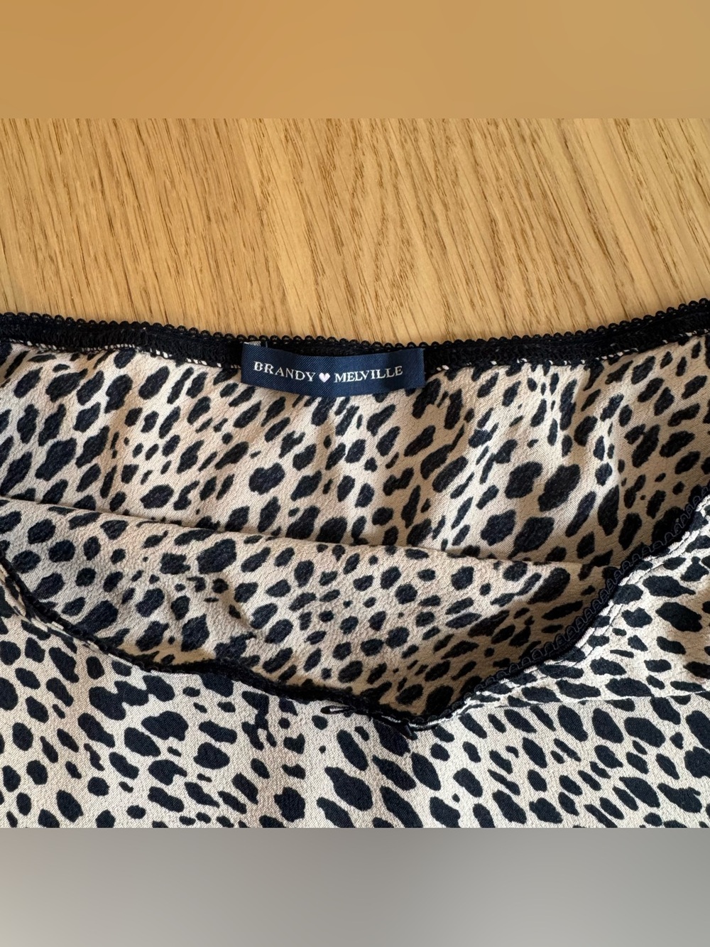 Brandy Melville Leopard Print Slip Skirt - Picture 3 of 7